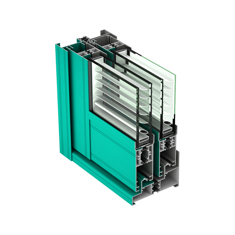 Profil Windows Gelongsor Aluminium Pemecah Termal
